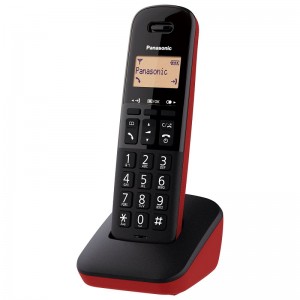 PANASONIC KX-TGB610 Ασύρματο Τηλέφωνο Κόκκινο ΕΩΣ 12 ΔΟΣΕΙΣ
